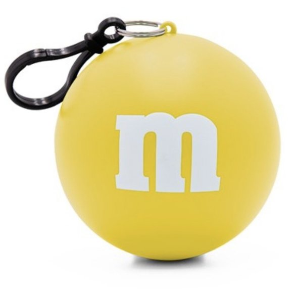 NEW M&M's Yellow Rain Poncho Ball One Size - Picture 1 of 7